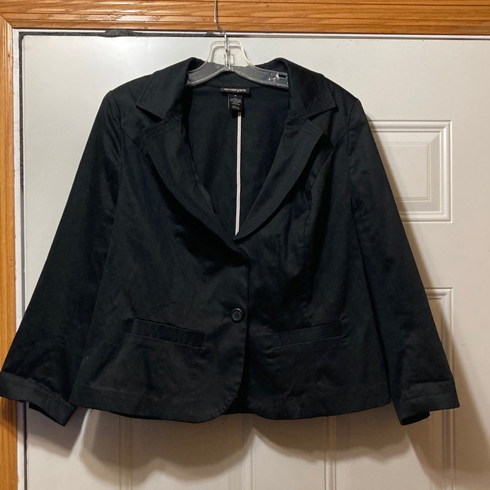 Lane Bryant Classic Black Blazer 14‎
